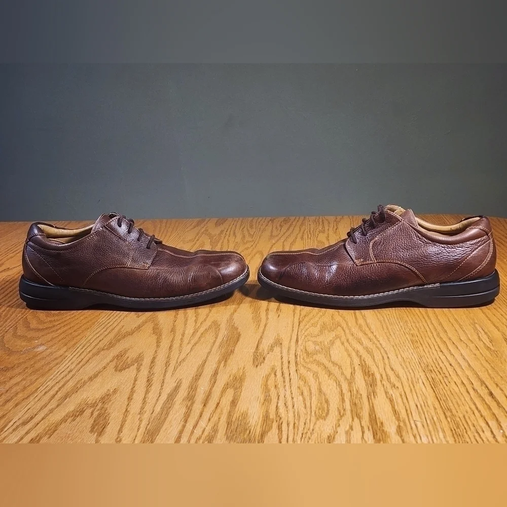 DOCKERS Men's PROSTYLE Shoes Bastille Red Brown Leather Size 11